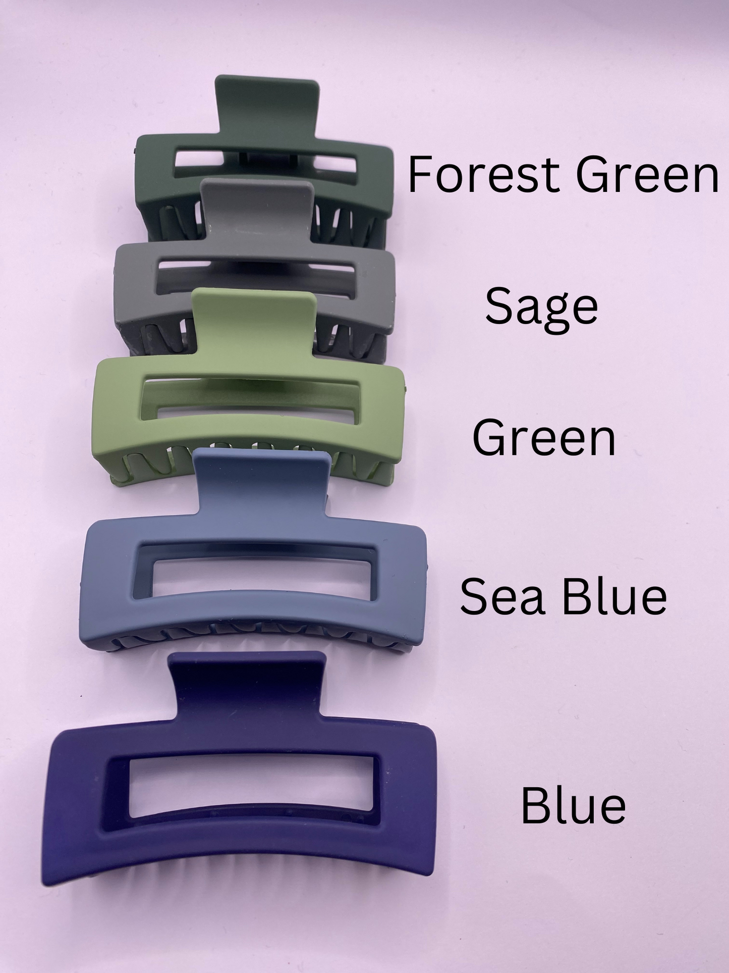 Medium Square Matte Hair Claws