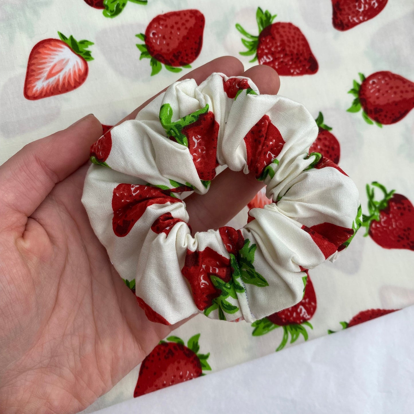 Strawberry Scrunchie