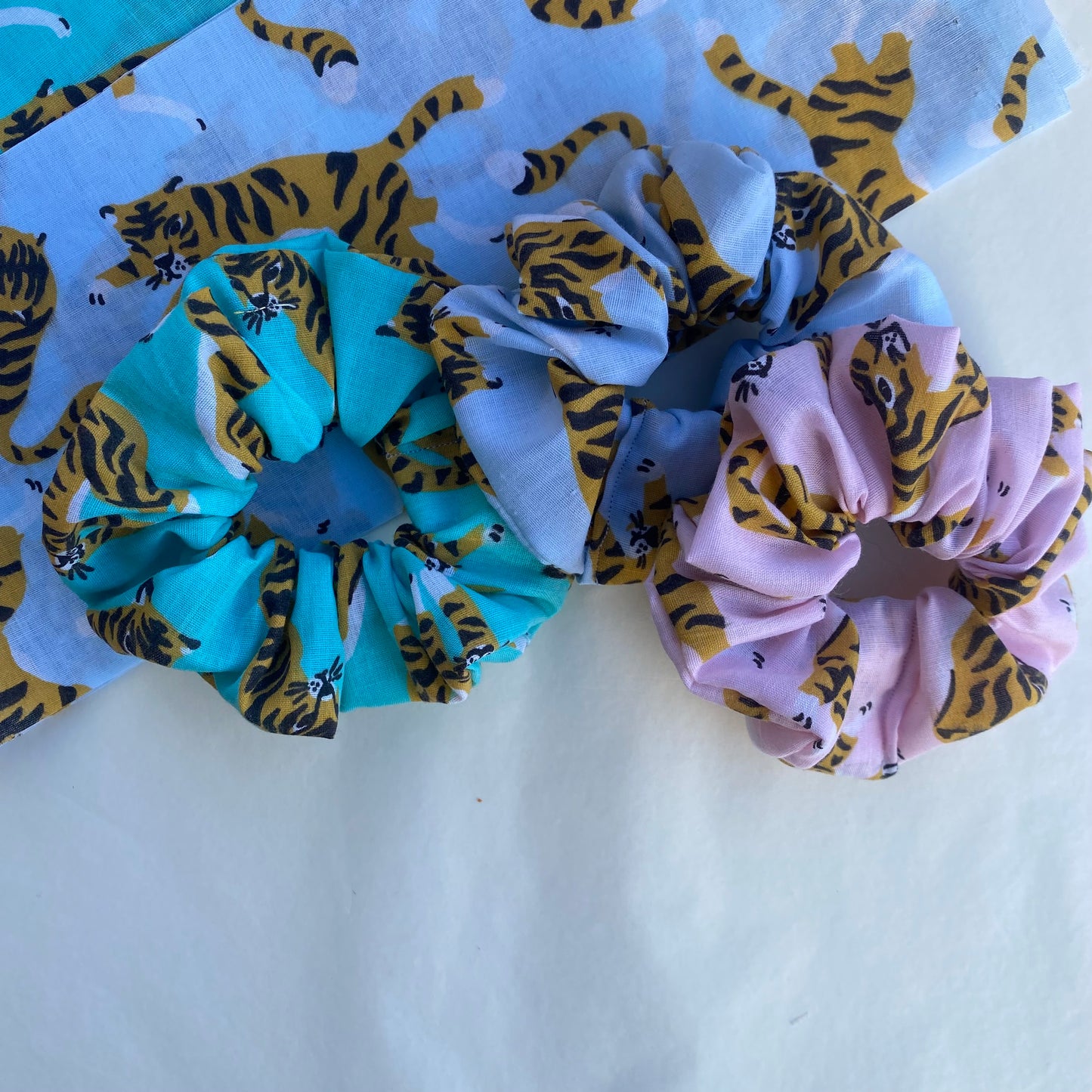 Tiger Scrunchies