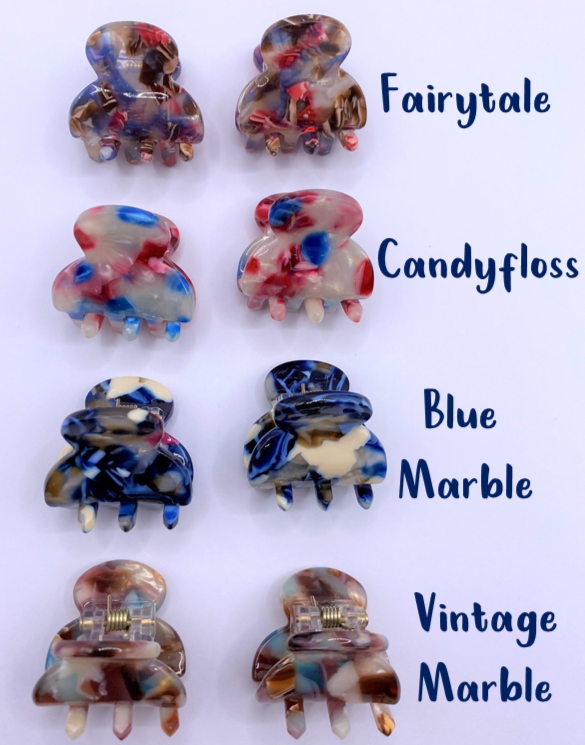 Mini Hair Claws - 8 variations