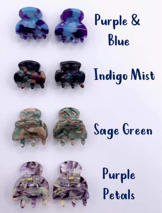 Mini Hair Claws - 8 variations