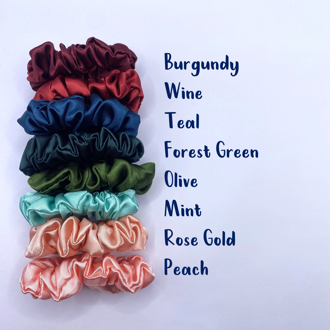 Skinny Satin Scrunchies
