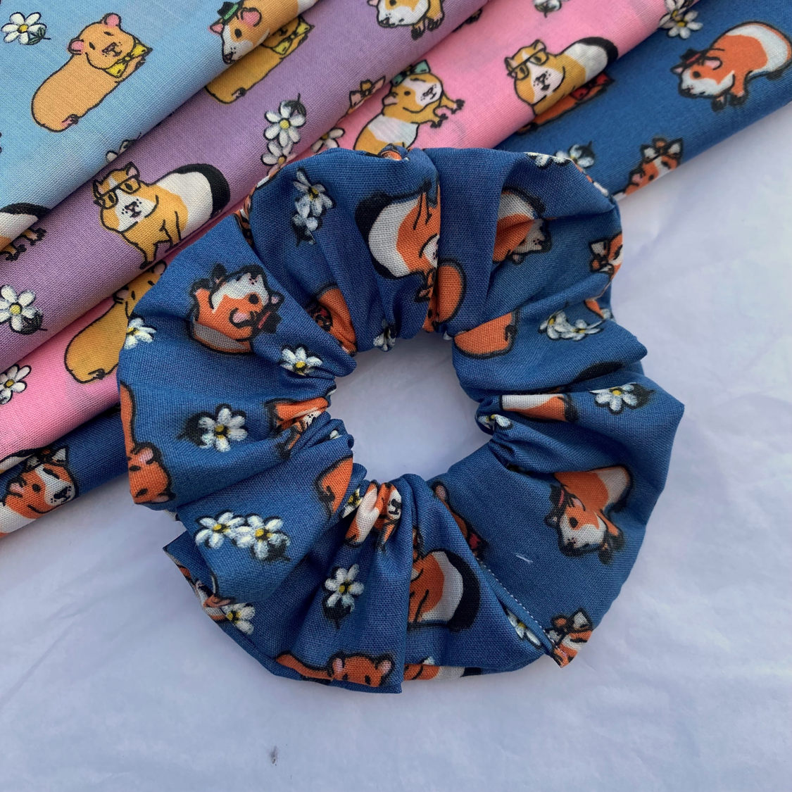 Guinea Pig Scrunchies